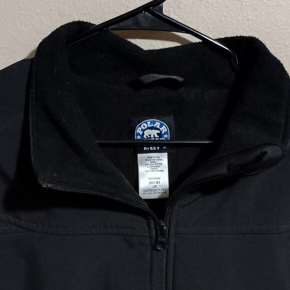 Polar King by Key Jacket Black Mens Size Large Full Zip Up Fleece Lined - Picture 5 of 10